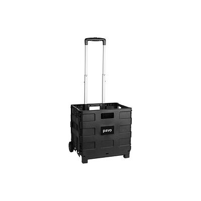 pavo Transportwagen schwarz 38,0 x 38,0 x 40,0 cm bis 35,0 kg pavo Transportwagen schwarz 38,0 x 38,0 x 40,0 cm bis 35,0 kg