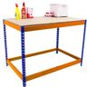 Simonrack Werkbank SIMONWORK BASIC 1 orange, blau 180,0 x 90,0 x 90,0 cm