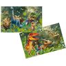 3 HERMA Schreibtischunterlagen Karton Dino World Dino World