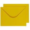 BUNTBOX Briefumschläge DIN C4 ohne Fenster gelb Steckverschluss 2 St. gelb