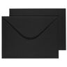 BUNTBOX Briefumschläge DIN C4 ohne Fenster schwarz Steckverschluss 2 St. schwarz