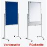 MAUL Moderationswand professionell 75,0 x 120,0 cm blau, weiß blau/weiß