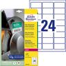 240 AVERY Zweckform resistente Folienetiketten L7912-10 weiß 63,5 x 33,9 mm weiß