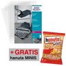 AKTION: AVERY Zweckform Laserfolien 3552 glatt, 100 St. + GRATIS hanuta MINIS 200,0 g transparent