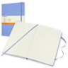 MOLESKINE Notizbuch Classic Collection fester Einband ca. DIN A4 liniert, hortensienblau Hardcover 192 Seiten hortensienblau