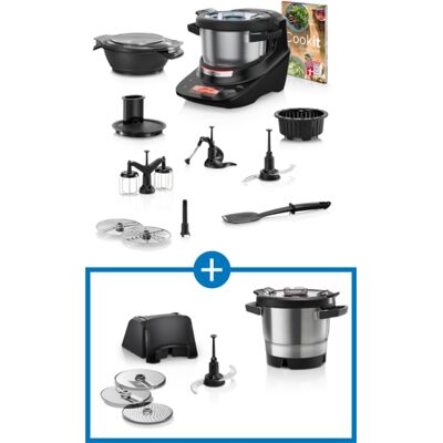 BOSCH Cookit Set Deluxe Schwarz MCC9555D05 BOSCH Cookit Set Deluxe Schwarz MCC9555D05