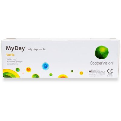 Cooper Vision MyDay toric 30er Box - Tägliche torische Kontaktlinsen für Astigmatismus Cooper Vision MyDay toric 30er Box - Tägliche torische Kontaktlinsen für Astigmatismus