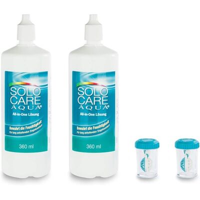 Menicon - SOLO-care AQUA - 2x360ml - Kontaktlinsenlösung Menicon - SOLO-care AQUA - 2x360ml - Kontaktlinsenlösung