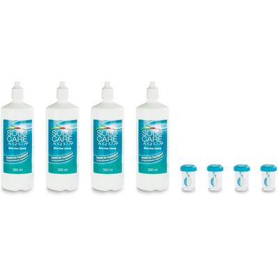 Menicon SoloCare Aqua Kontaktlinsenlösung - 4x360ml Menicon SoloCare Aqua Kontaktlinsenlösung - 4x360ml