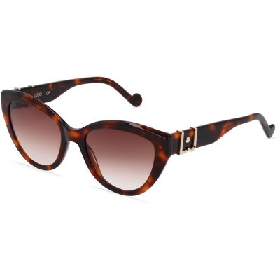 Liujo LJ760S Havana Unisex Katzenauge Sonnenbrille Liujo LJ760S Havana Unisex Katzenauge Sonnenbrille