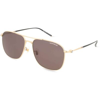 Montblanc MB0417SA (1er Packung) Gold Montblanc MB0417SA (1er Packung) Gold
