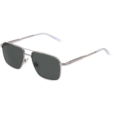 Montblanc MB0278S (1er Packung) Silber Montblanc MB0278S (1er Packung) Silber