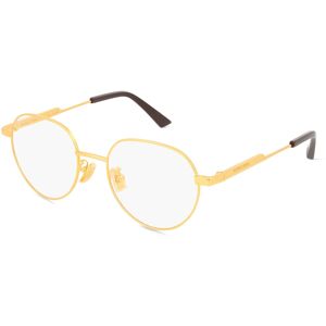 Bottega Veneta BV1239O Unisex Gold Brillen - Brillengestell Bottega Veneta BV1239O Unisex Gold Brillen - Brillengestell