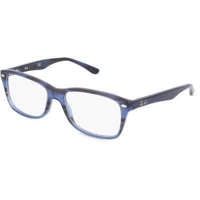 Ray-Ban Rx5228 8053 Unisex Blaue Quadratische Brille - Brillen Ray-Ban Rx5228 8053 Unisex Blaue Quadratische Brille - Brillen