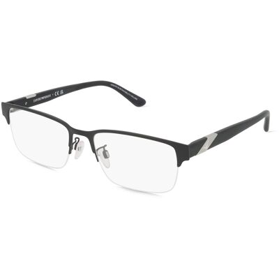 Emporio Armani EA1129 3001 Rechteckige Unisex-Brille - Sonnenbrille Emporio Armani EA1129 3001 Rechteckige Unisex-Brille - Sonnenbrille