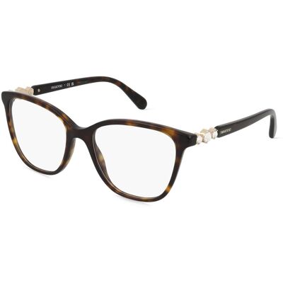 Swarovski Damen SK2020 1002 Acetat Braun Quadratisch Brille - Brillen Swarovski Damen SK2020 1002 Acetat Braun Quadratisch Brille - Brillen