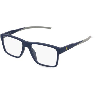 Scuderia Ferrari Herren FZ8007U 510 Blaue Quadratische Brille - Brillen Scuderia Ferrari Herren FZ8007U 510 Blaue Quadratische Brille - Brillen