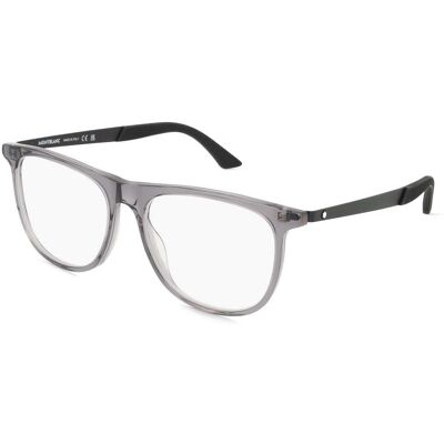 Montblanc MB0332O 002 Graue quadratische Brille - Brillen Montblanc MB0332O 002 Graue quadratische Brille - Brillen