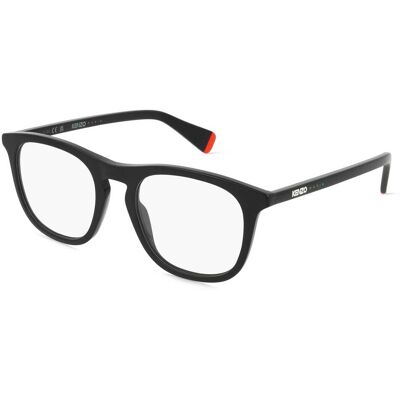 Kenzo Paris Quadratische Brille - Glänzend Schwarz - Größe: UNI - Brille Kenzo Paris Quadratische Brille - Glänzend Schwarz - Größe: UNI - Brille