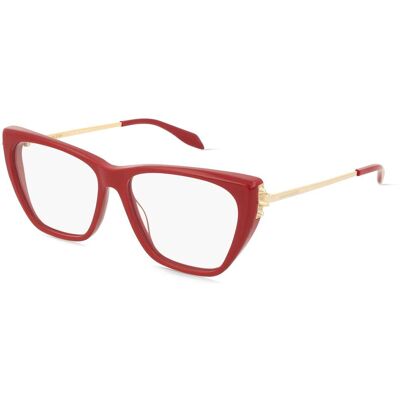 Alexander McQueen AM0341O Burgunder Sonnenbrille - Sonnenbrille Alexander McQueen AM0341O Burgunder Sonnenbrille - Sonnenbrille