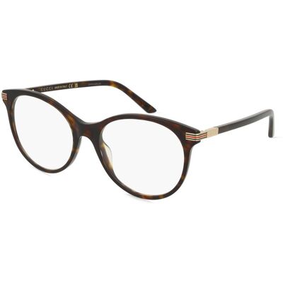 Gucci Gg1450O-002 Braune/Havana Brillengestell - Optisches Gestell Gucci Gg1450O-002 Braune/Havana Brillengestell - Optisches Gestell