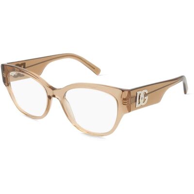 Dolce & Gabbana DG3377 Braun Acetat Schmetterlingsbrille - Damenbrille Dolce & Gabbana DG3377 Braun Acetat Schmetterlingsbrille - Damenbrille