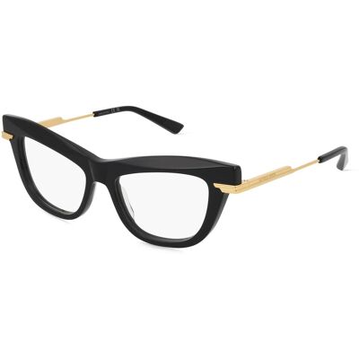 Bottega Veneta Bv1266O Schwarze Minimalistische Brille - Brille Bottega Veneta Bv1266O Schwarze Minimalistische Brille - Brille