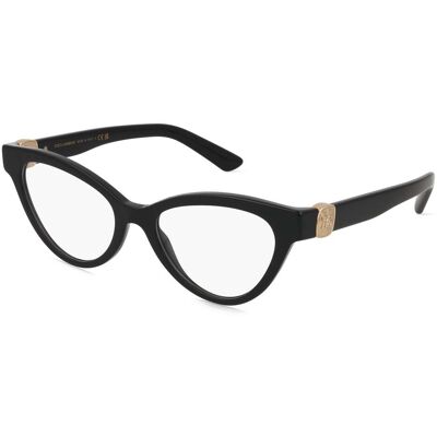 Dolce & Gabbana Schwarze Rahmen Sonnenbrille - Katzenauge Dolce & Gabbana Schwarze Rahmen Sonnenbrille - Katzenauge