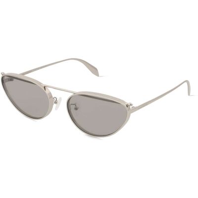 Alexander McQueen AM0424S (1er Packung) Silber Alexander McQueen AM0424S (1er Packung) Silber
