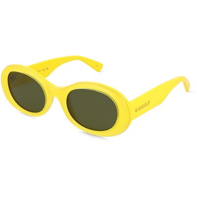 Gucci Gelbe Oval-Acetat-Sonnenbrille - UV-Schutz - Modeaccessoire Gucci Gelbe Oval-Acetat-Sonnenbrille - UV-Schutz - Modeaccessoire