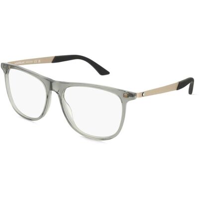 Montblanc Mb0332o Graue Quadratische Brille - Brille Montblanc Mb0332o Graue Quadratische Brille - Brille
