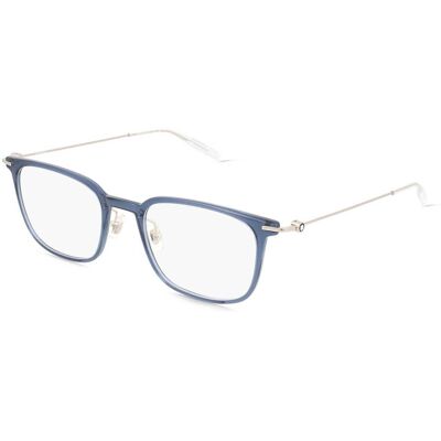 Montblanc MB0100O-004 Blaue Brille - Rahmen Montblanc MB0100O-004 Blaue Brille - Rahmen