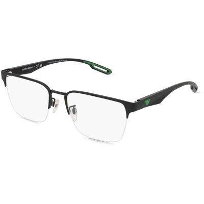 Emporio Armani EA1137 3001 54-18 Herren Rechteckbrille - Brille Emporio Armani EA1137 3001 54-18 Herren Rechteckbrille - Brille