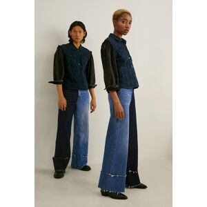 C&A E.L.V. Denim-Wide Leg Jeans-High Waist-Unisex, Blau, Taille: 42 Female