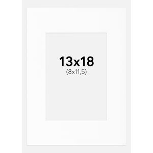 Artlink Passepartout Weiß Standard (weißer Kern) 13x18 cm (8x11,5)