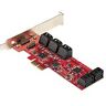 StarTech.com PCIe SATA Controller Karte - 10 Port SATA 3 Erweiterungskarte/Kontroller - 6Gbit/s - Full- und Low-Profile Blende - PCI Express Festplatten kontroller/Adapter (10P6G-PCIE-SATA-CARD) - Speicher-Controller - SATA 6Gb/s - PCIe 2.0 x2