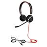 Headset Jabra Evolve 40, kabelgebunden, USB 2.0/3.0/3,5 mm Jack, passive Noise-Unterdrück., Busylight, binaural