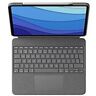 Logitech Combo Touch - Tastatur und Foliohülle - mit Trackpad - QWERTY - GB - Oxford Gray