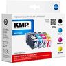 KMP MULTIPACK C72V - 4er-Pack - Schwarz, Gelb, Cyan, Magenta - Tintenpatrone (Alternative zu: Canon CLI-521M, Canon PGI-520BK, Canon CLI-521Y, Canon CLI-521C, Canon 2934B001, Canon 2935B001, Canon 2936B001, Canon 2932B012)