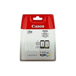 Canon PG-545 / CL-546 Multipack - 2er-Pack - Schwarz, Farbe (Cyan, Magenta, Gelb) - original - Tintenpatrone