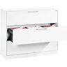 C und P Hängeregistraturschrank ASISTO C 3000, 3 Schubladen, 3-bahnig, B 1200 mm, weiß/weiß