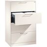 C und P Hängeregistraturschrank ASISTO C 3000, 4 Schubladen, 2-bahnig, B 800 mm, weiß/weiß