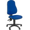 Topstar Bürostuhl Point 600, Permanentkontakt-Mechanik, ohne Armlehnen, Muldensitz, blau