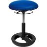 Topstar Fitness-Hocker SITNESS BOB, ergonomisches Sitzen, Sitzhöhe 440 bis 570 mm, blau, Gestell schwarz pulverbeschichtet