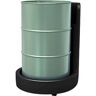 ESD-Fassroller mit Schürze und Schiebebügel, Polyethylen, B 720 x T 800 x H 1025 mm, für 200 l Stahlfässer, 220 l Kunststofffässer, bis 300 kg