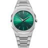 Uhr D1 Milano Scarabeo Ultra Thin UTBJ37 Silver/Green 00 Male