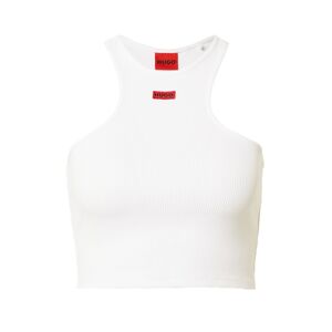 HUGO Top 'Danola'  - rot / schwarz / weiß - Size: XL