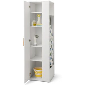 Tchibo Silber-Universalschrank mit seitlichem Stauraum - 50x50x180cm Tchibo Silber-Universalschrank mit seitlichem Stauraum - 50x50x180cm