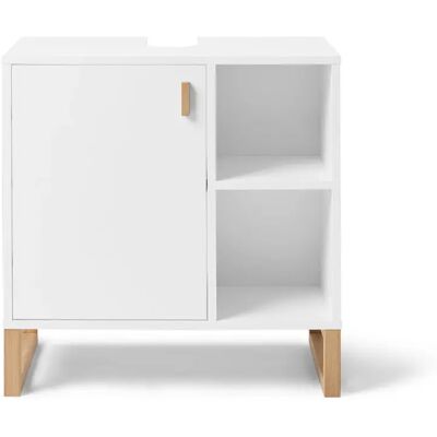 Tchibo Waschbeckenunterschrank - Eiche Natur - 65x40x66cm - Braun - Badezimmermöbel Tchibo Waschbeckenunterschrank - Eiche Natur - 65x40x66cm - Braun - Badezimmermöbel