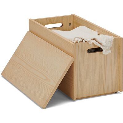 Tchibo - Stapelbox mit Deckel - 60x30x33cm - braun - Holz / Eschenholzfurnier braun Nonfood https://www.tchibo.at/products/163357146110/stapelbox-mit-deckel?article_id=108153578608 Tchibo - Stapelbox mit Deckel - 60x30x33cm - braun - Holz / Eschenholzfurnier braun Nonfood https://www.tchibo.at/products/163357146110/stapelbox-mit-deckel?article_id=108153578608